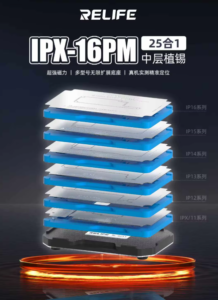 Relife Rl-601T Iph X - 16 Pro Max Orta Katmanlı Anakart Kalıp